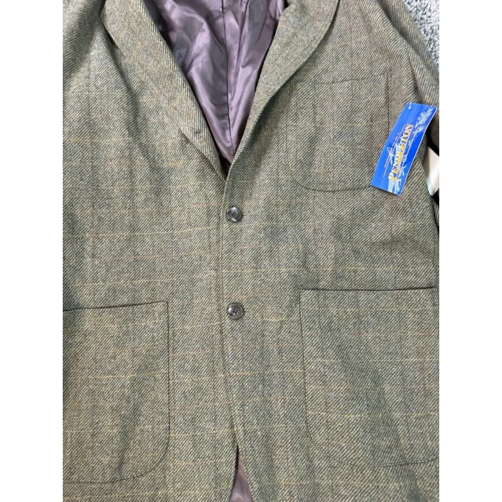 Vintage Pendleton Wool Blazer Men's Size Large Green NWT